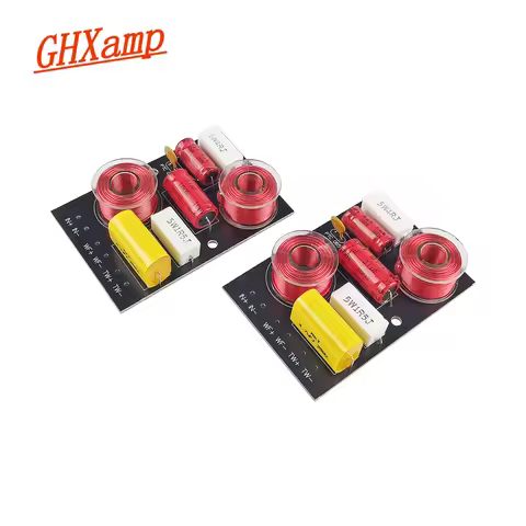 GHXAMP 2 Way Tweeter Bass Speaker Crossover 30W 3.0KHz Two way divider Treble Woofer Frequency divid