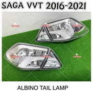 Saga VVT 2016 - 2021 Albino White Tail Lamp Set // Lampu Belakang Balakang Rear Light