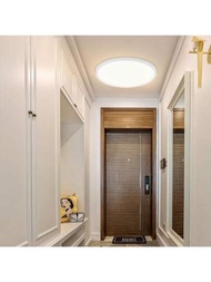 Led吸頂燈具,9英寸現代led白色24w 4500k,低配置薄型平面安裝吸頂燈適用於臥室廚房門廳洗衣間樓梯間地下室衣櫃