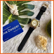 ╏  ▾ ❐ TECHNOMARINE CRUISE MARINE DREAM MOTHER OF PEARL BLACK SILICONE LADIES WATCH