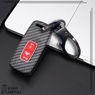 เคสกุญแจ พวงกุญแจ Forza 350 Giorno PCX 160 กุญแจ เคสกุญแจรีโมทมอเตอร์ไซค์คาร์บอนไฟเบอร์ ทนทานต่อการส