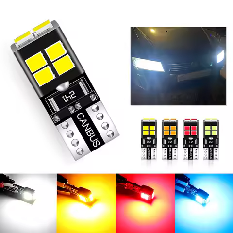 2PCS T10 LED W5W 168 Car License Plate Lights Lamp For Alfa Romeo Mito 955 Giulietta 940 156 159 147