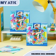 2026 Calendar Crayon Shinchan Cute 2026 Desk Calendar/ Shinchan Motif