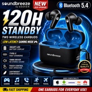 SEEKEN Soundbreeze Bliss TWS Earbuds Bluetooth 5.4 Wireless Earphone LED Display Gaming Music Earbud