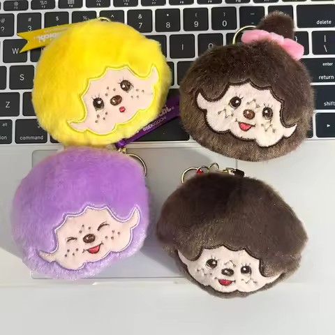 Monchhichi Keyrings Monchhichi Keychains for Bags Keychain on The Phone Party Favors Hanging Pendant