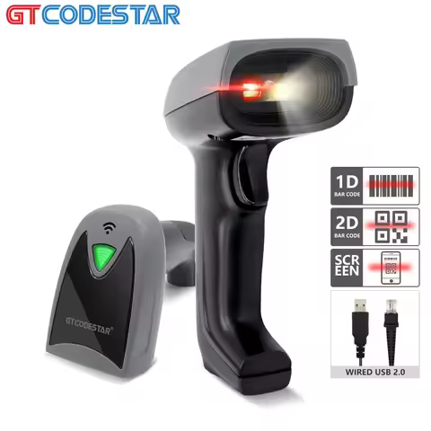 GTCODESTAR X-760E Handheld COMS USB Qr Code Scanner Android Barcod Reader With Usb for Sale Wired Qr