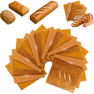 18Sliced Bread Shape Gift Wrapping Paper，Wrapping paper that looks like bread，Attractive Packaging P