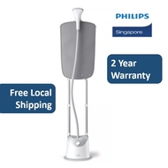 Philips GC487 Easy Touch Stand Garment Steamer - GC487/86, 1800W, StyleMat, Compact Design