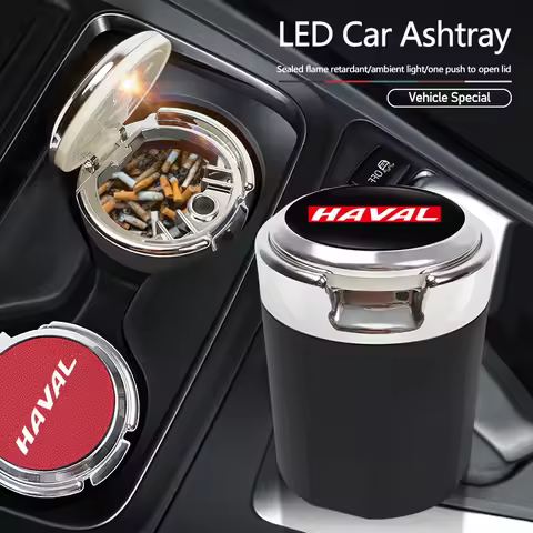 Car Interior Ashtray Portable Garbage Box Storage Barrel For Haval Jolion H1 H6 H2 H9 F7X F7 Dargo H