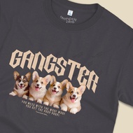 Gangster Corgi Screen Printed T-Shirt