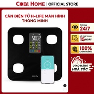 H-Life electronic scale with smart VA screen - Easy index monitoring - 2 colors