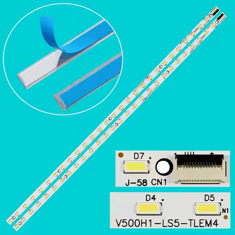 new 2 Pieces/lot L50E5000A V500H1-LS5-TLEM4 V500H1-LS5-TREM4 V500H1-LS5-TLEM4 LED lamp strip V500HJ1