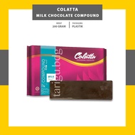 MILK CHOCOLATE COLATTA DARK CHOCOLATE COMPOUND - COLLATA DARK COKLAT BATANG - COKLAT BLOK COKLAT PUT