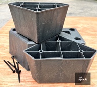3 inches Plastic Sofa Footings / Sofa Legs / Sala Set Footings / Paa ng Sofa