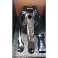 Aeroic Crank set with Hollowtech Bottom bracket