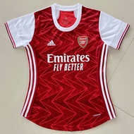 【Ready Stock】 Top Quality 20/21 Arsenal Home Jersey Women Football Jersey Short Sleeve Soccer Jersi Sportswear