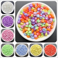 100Pcs/Pack 4x7mm Acrylic Jewelry Spacer Bead Bracelet Beaded