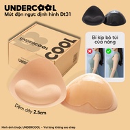 UNDERCOOL Breast Shaping Foam 2.5cm Thick Cushion 3D Invisible Design Super Adhesive Natural Breast 