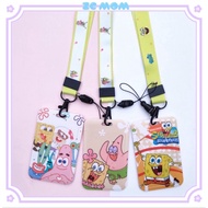 【ZCMom】SpongeBob Card Holder Bus Ezlink Card Holder with Lanyard  l Children Day Gift l Birthday Gift l Christmas Gift