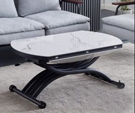 小戶型多功能折疊伸縮茶機餐桌可移動升降圓形餐枱圓桌【13020】