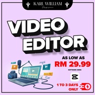 VIDEO GRAPHER [ EDITING ] [ VIDEO EDITOR ] [ CEPAT]