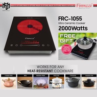 Firenzzi FRC-1055 Induction Hob / Ceramic Cooker Hob Black  2000W  - FRC1055