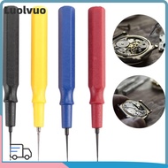 LUOLVUO 5Pcs Oiling Tool, Metal Practical Watch Tool, Professional Compact 5 in 1 5 Pieces Lubricati