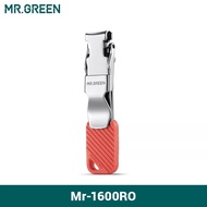 เครื่องตัดเล็บแบบพกพา mr.green กรรไกรตัดเล็บพับได้เครื่องมือทำเล็บแบบพกพาพร้อมกรรไกรตัดเล็บพวงกุญแจโซ่