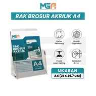 A4 Size Acrylic Brochure Rack | Acrylic Brochure Holder - Brochure Display Stand
