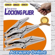 10inch 9inch 6inch Locking Pliers Long Nose Straight Jaw Lock Vise Grip Clamp Hand Tool playar pengu