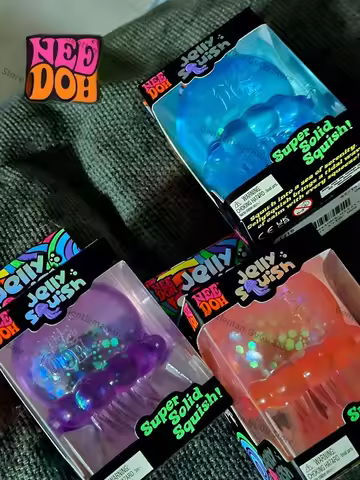 @NeeDoh Jelkyfish Sensory Fidget Soft Squishy Stress Relief Decompression Holiday Gift Adults Slow R