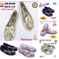 MINI MELISSA SWEET LOVE SERIES MERMAID PRINCESS ARIEL and WhiteSnow Women's Jelly Shoes Gift