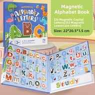 JIFANPAUL | Educational Magnetic Alphabet Matching Stickers 26 Letters