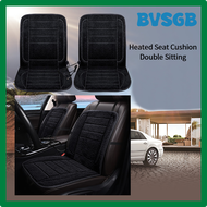 รถร้อนเร็วไฟฟ้า BVSGB เบาะรองนั่งเสื่อขนแกะแกะผ้าคลุมเก้าอี้แผ่นให้ความร้อนในรถยนต์ฝาปิดอัตโนมัติ JRTJY
