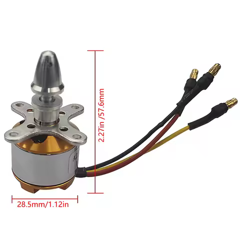 A2212 Brushless Motor 930/1000/1400/2200/2450/2700KV For RC Aircraft Plane Multi-copter Brushless Ou