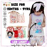 HXX Cotton Disney Singlet Baby Kids Clothes Blouse Kids Girl Boy Shirts Kids Set Baju Budak Perempua