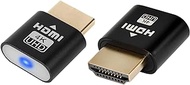 Tunhad 4K HDMI Dummy Plug, Virtual Headless Monitor Display Emulator, Display Adapter Compatible with Windows Mac OSX Linux, Supports up to 3840x2160@60Hz, 1080@120Hz (2-Pack) (2)