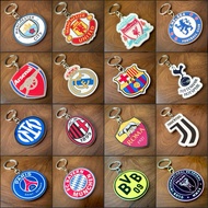 GANTUNGAN Acrylic Keychain 2 Sides Football Club European League English France Motif 2 Sides Revers