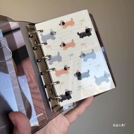 M5 Handbook Loose-leaf Separator Dachshund Cute Fresh Transparent Acrylic Separator Page Board Prote