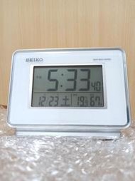 全新 日本 SEIKO 時鐘 溫度 濕度 SQ767W 白色 兩組 鬧鐘 精工