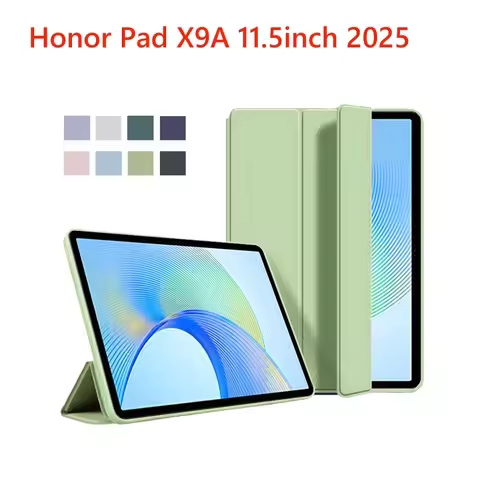 For Honor Pad X9 Pro X9A 11.5 inch 2025 ELN2-W09 Case PU Leaher Soft TPU Back Stand Tablet Shell For