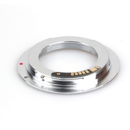 Pixco EMF AF Confirm M42 Lens To Canon EOS EF Mount Adapter Ring (Silver / Flange) 90D 80D 70D 1200D 750D 5DIII 6D