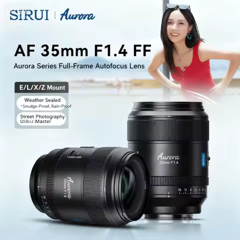 Sirui Aurora 35mm f1.4 Full-Frame AutoFocus Wide-Angle Prime Lens for Sony E Nikon Z for L-Mount for