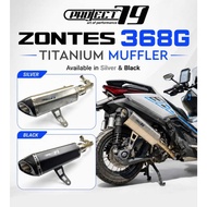 PROJECT79 EXHAUST FULL SYSTEM TITANIUM ZONTES 368G BLACK MUFFLER ORI EXHAUST