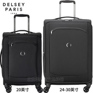 French Delsey Delsey Trolley Case Luggage Case Boarding Bag Can Be Expanded Double Layer Zipper Soft Suitcase Cloth Case 2352