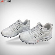NEW-[ Best Quality ] Cricket Sports Shoes Rubber Spikes - 36, white