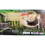 Garam Buluh Kopi Coffee with Bamboo Salt 1 papan 20 sachets (12g) Badan sihat selalu dengan Garam buluh