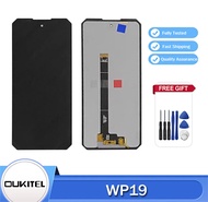 อะไหล่ซ่อมหน้าจอ LCD เต็มจอสำหรับ OUKITEL WP19 Pro ชิ้นส่วนจอสัมผัสแอลซีดีของเครื่องแปลงดิจิทัล WP19