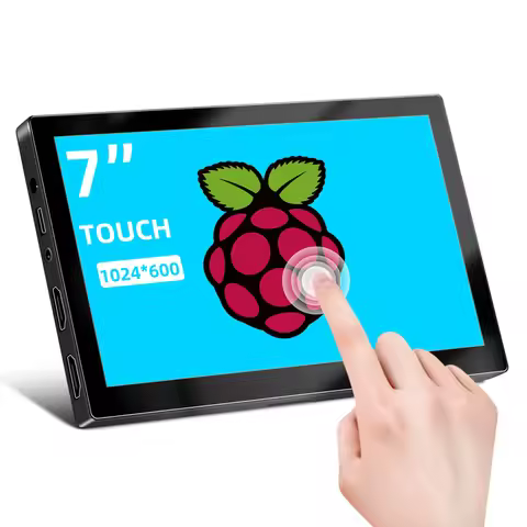 7" Touch Portable Monitor 1024X600 HDMI 5-Point Capacitive Touch Screen LCD Display for Raspberry Wi