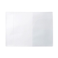 Bjiax Transparent Frosted PVC Passport Protecting Cover ID Card Plain Waterproof Clear Holder Travel Protector